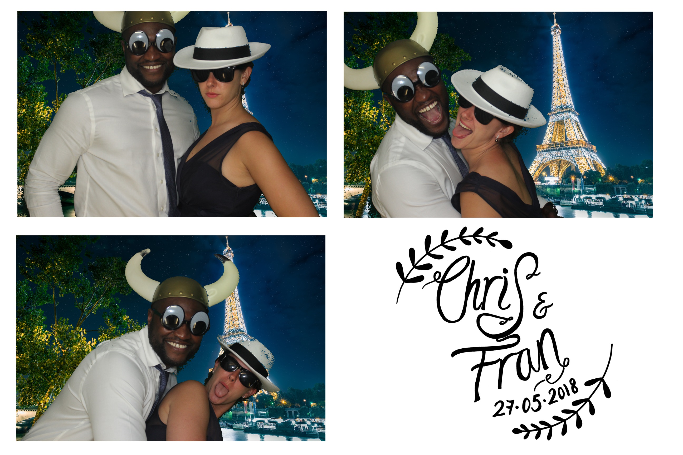 Chris & Fran | View more photos from the event at images.mobile-photo-booth.com/u/MobilePhotoBoothUK/Chris-Fran